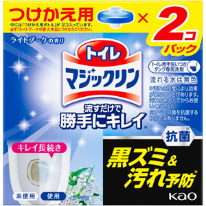 トイレマジックリン 流すだけで勝手にキレイ ライトブーケの香り つけかえ用  80g（74mL）×2個