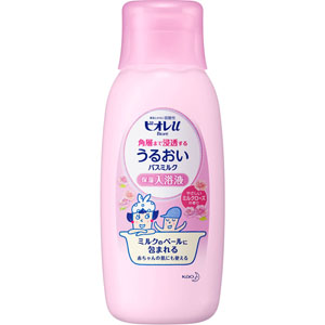 ビオレu 角層まで浸透する うるおいバスミルク ミルクローズの香り 本体  600mL