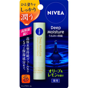 ニベア ディープモイスチャーリップ オリーブ&レモンの香り  2.2g 【医薬部外品】