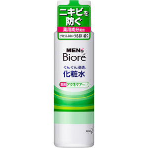 メンズビオレ 浸透化粧水 薬用アクネケアタイプ  180mL 【医薬部外品】