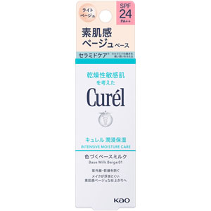 キュレル 潤浸保湿 色づくベースミルク  30mL