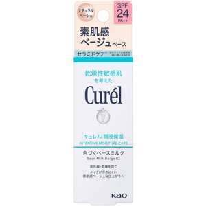 キュレル 潤浸保湿 色づくベースミルク  30mL