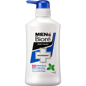 メンズビオレ 薬用デオドラントボディウォッシュ フレッシュなミントの香り 本体  440mL 【医薬部外品】
