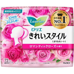 ロリエ きれいスタイル ロマンティックローズの香り 72個: 日用