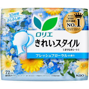 ロリエ きれいスタイル フレッシュフローラルの香り  72個