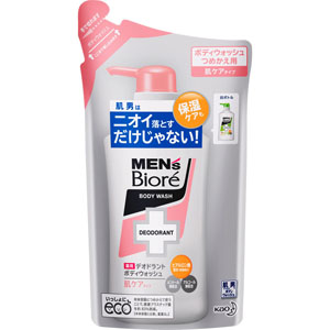 メンズビオレ 薬用デオドラントボディウォッシュ 肌ケアタイプ つめかえ用  380mL 【医薬部外品】