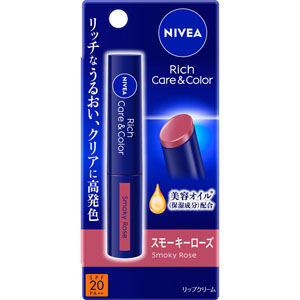 ニベア リッチケア&カラーリップ  スモーキーローズ