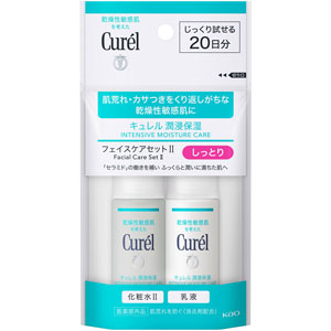 キュレル 潤浸保湿 フェイスケアセット ＩＩしっとり  1セット 【医薬部外品】