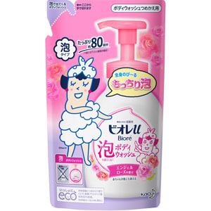 ビオレu 泡で出てくるボディウォッシュ エンジェルローズの香り つめかえ用  480mL