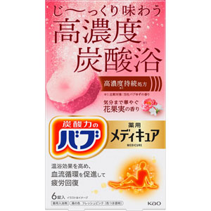 バブ メディキュア 花果実の香り  70g×6錠 【医薬部外品】