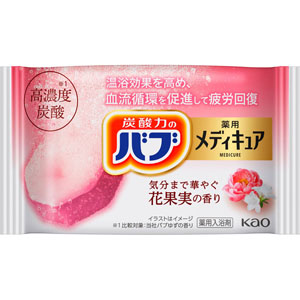バブ メディキュア 花果実の香り  70g 【医薬部外品】
