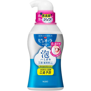 ピュオーラ 泡ハミガキ マイルドグリーンの香味  190mL 【医薬部外品】