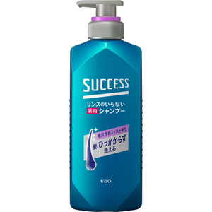 サクセス リンスのいらない薬用シャンプー スムースウォッシュ 本体  400mL 【医薬部外品】