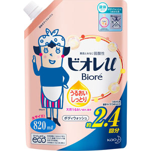 ビオレu うるおいしっとり つめかえ用  820mL