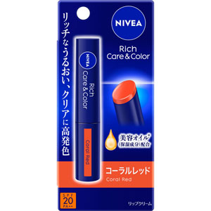 ニベア リッチケア&カラーリップ コーラルレッド