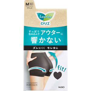 ロリエ アクティブガード ラインレスタイプ Ｍ  1枚 ブラック