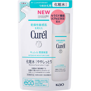 キュレル 潤浸保湿 化粧水 Iややしっとり つめかえ用  130mL  【医薬部外品】