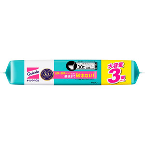 トイレクイックル ミントの香り つめかえ用 スーパージャンボパック 30枚