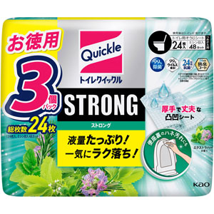 トイレクイックル ストロング エクストラハーブの香り つめかえ用  24枚