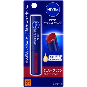 ニベア リッチケア&カラーリップ  チェリーブラウン