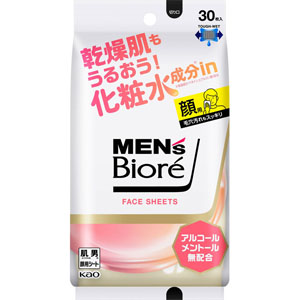 メンズビオレ フェイスシート 化粧水成分ｉｎ  30枚（152mL）