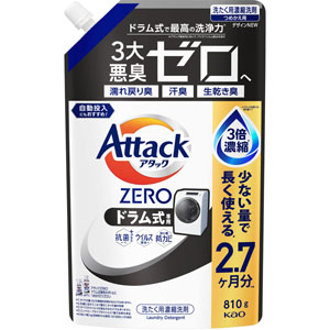 アタックZERO ドラム式専用 つめかえ用 810g