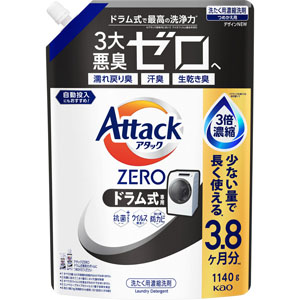 アタックZERO ドラム式専用 つめかえ用 1140g