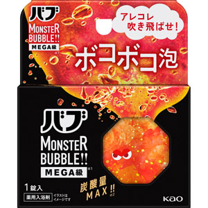 バブ モンスターバブルMEGA級 ボコボコ泡  85g 【医薬部外品】