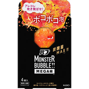 バブ モンスターバブルMEGA級 ボコボコ泡  85g×4錠 【医薬部外品】