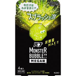 バブ モンスターバブルMEGA級 スプラッシュ泡  85g×4錠 【医薬部外品】