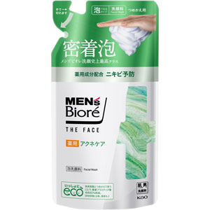 メンズビオレ ザフェイス 薬用アクネケア つめかえ用  170mL　 【医薬部外品】