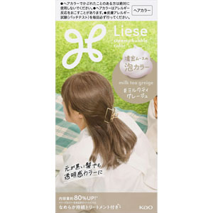 リーゼ 泡カラー  1個　ミルクティグレージュ 【医薬部外品】