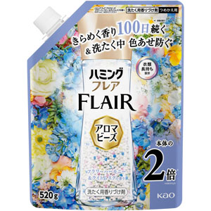 ハミングフレア アロマビーズ フラワーハーモニー＆ライトムスクの香り つめかえ用  520g