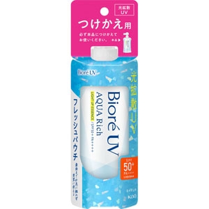 ビオレ UV アクアリッチ ライトアップエッセンス フレッシュパウチ つけかえ用  120g