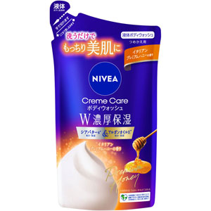 ニベア クリームケアボディウォッシュ W濃厚保湿 イタリアンプレミアムハニーの香り つめかえ用  340mL