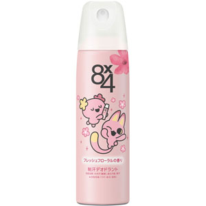 ８ｘ４ パウダースプレー フレッシュフローラルの香り たまごっちデザイン  150g　 【医薬部外品】