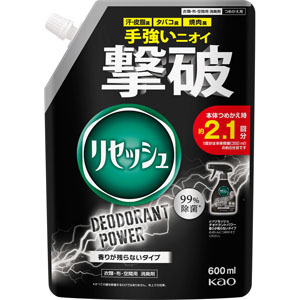 リセッシュ デオドラントパワー 香りが残らないタイプ つめかえ用  600mL