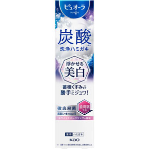 ピュオーラ 炭酸ハミガキ 浮かせる美白  95g　 【医薬部外品】