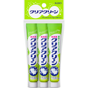 クリアクリーン ナチュラルミント ミニ  17g×3本  【医薬部外品】