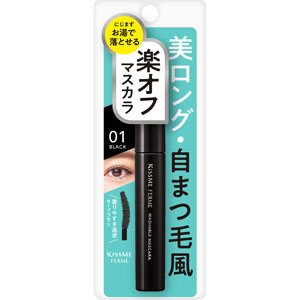 キスミー フェルム らくオフ ロングマスカラ  5g ブラック 01
