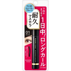 キスミー フェルム 耐久ロング＆カール マスカラ  5g ブラック 01