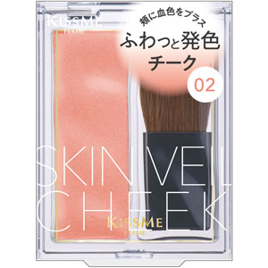 キスミー フェルム スキンヴェールチーク  3.7g アプリコットピーチ 02