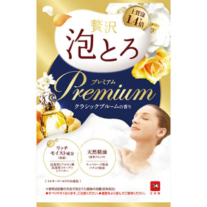 お湯物語 贅沢泡とろ プレミアム 入浴料 クラシックブルームの香り  40g