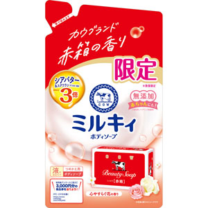 ミルキィボディソープ うるおうカウブランド赤箱の香り 詰替用  360mL