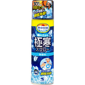 熱中対策 服の上から極寒スプレー 無香料  330mL