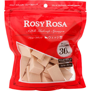 ロージーローザ バリュースポンジＮ ウェッジ型タイプ  30個