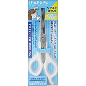 マペペ ナチュラルヘアスタイル ヘアスキはさみ  1個
