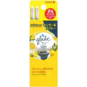 グレード 消臭センサー&スプレー シトラスフレッシュ つけかえ用  18mL×2個