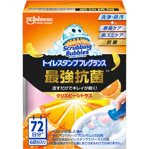 スクラビングバブルトイレスタンプフレグランス最強抗菌本体クリスピーシトラス  38g