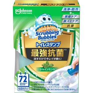 スクラビングバブルトイレスタンプ最強抗菌本体シャインミント  38g